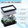 Raspberry Pi 5 LCD 3.5 Inch Touch Display with ABS Case  Active Cooler Kit